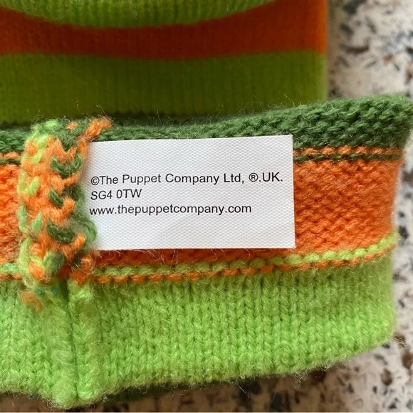 THE PUPPET CO Knit Monster Hand Puppet 18” - Picture 8 of 8